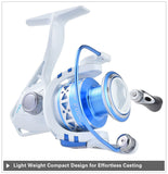 KastKing Superior Brand Summer Ratio 5.2:1 Carp Fishing Reel 9KG Max Drag Power 10BBs Aluminum Spool Folding Arm Spinning Reel