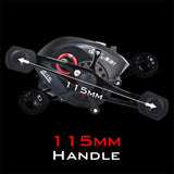 KastKing Speed Demon 9.3:1 super high speed gear ratio Baitcasting Reel 6KG/13.2LB 13BBs Magnetic Brake System Fishing Reel