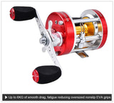 KastKing 2016 New Right Left Handed Fishing Baitcasting Reel Super Light 5.3:1 Metal Body Round Fishing Reel peaca wheel