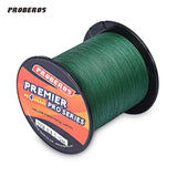 PROBEROS 300M PE Braided Fishing Line 4 Stands 6LBS to 80LB Multifilament Fishing Line Angling Accessories 5 Colors 4 Strands