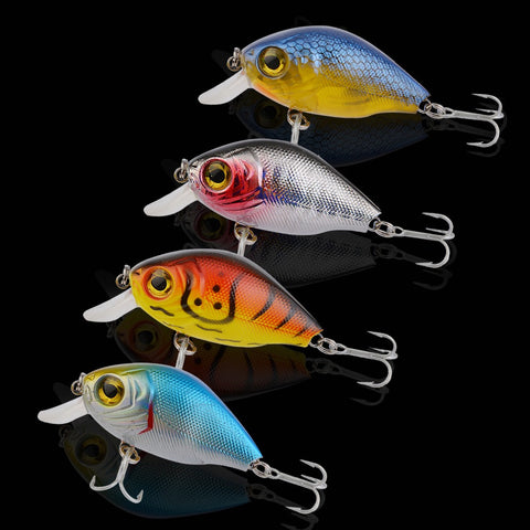 KastKing Brand 2017 New Madbite Miga 5cm 7g Crankbait Hard Fishing Baits 8 Colors Floating Jerkbait Hard Carp Lures Bait