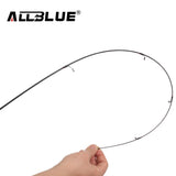 ALLBLUE Viking Spinning Rod UL/L 2 Tips 1.68m Ultralight 1/32-1/4oz 2-8LB Carbon Soft Fishing Rod pesca peche Fishing Tackle