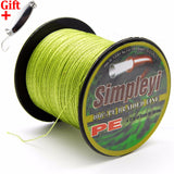 Simpleyi Lure As Gift 300M 10 Colors PE Braided Fishing Line 4 Strands 6 - 100 LB Pesca Wire Fly Ice Carp